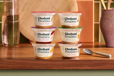 Chobani packaging graphics