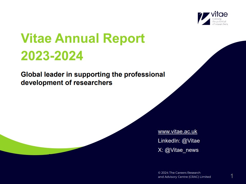 Image for Vitae annual report page